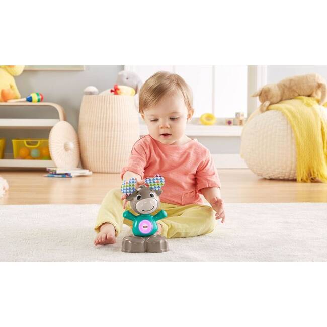 OUTLET Fisher Price Linkimals Łoś Interaktywny GKC34 - Nauka i Zabawa