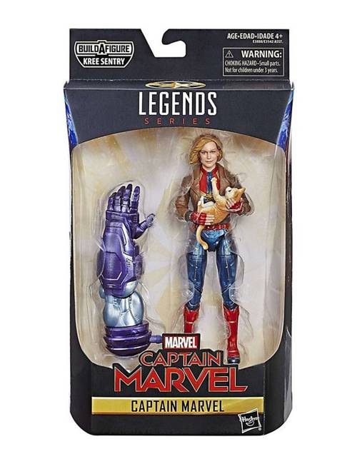 OUTLET Hasbro Captain Marvel Figurka Marvel Legends Z Kotem