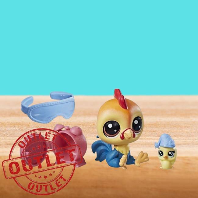 OUTLET Hasbro Littlest Pet Shop Para Zwierzaków 2-Pak - Rick i Sunny Chickenluck