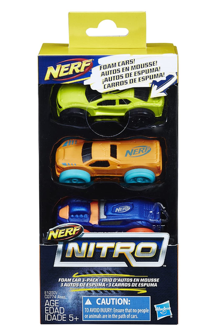 OUTLET Hasbro  Nitro Zestaw Autek Nerf 3pak