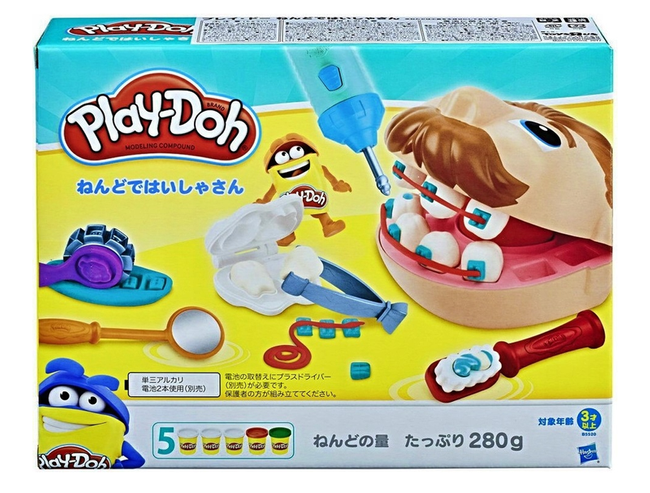 OUTLET Hasbro Play Doh Ciastolina Zestaw Dentysta Opakowanie j. japoński