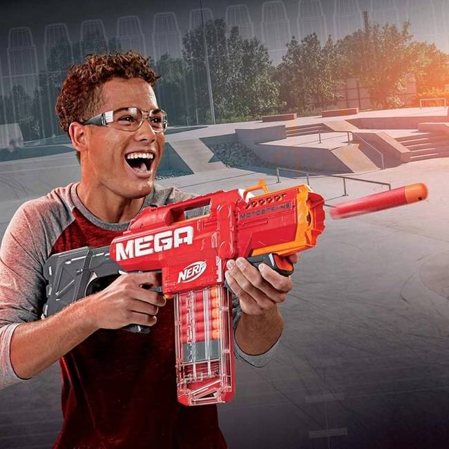 OUTLET Hasbro Wyrzutnia Nerf Mega Motostryke 10 Strzałek