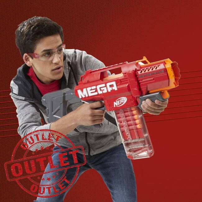 OUTLET Hasbro Wyrzutnia Nerf Mega Motostryke 10 Strzałek