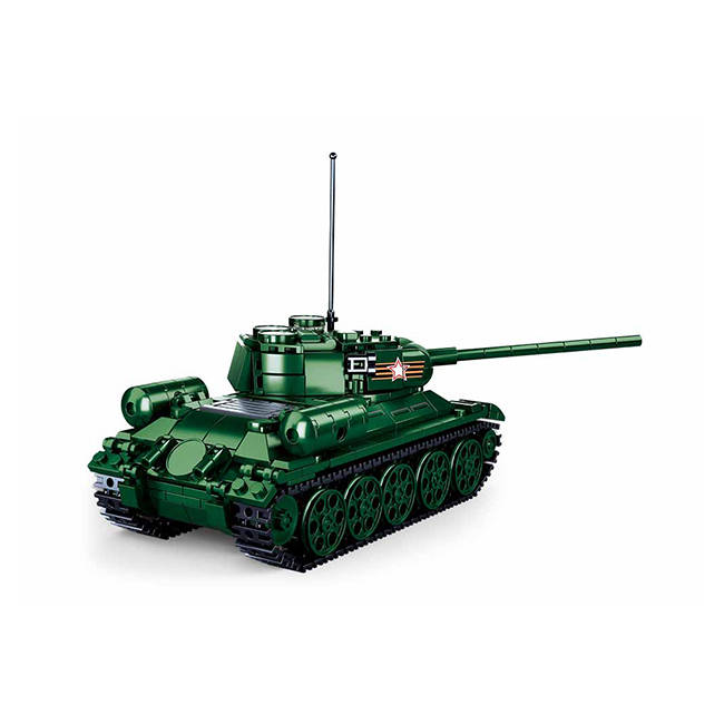 OUTLET Klocki Wojskowe Sluban Czołg Tank T34-85