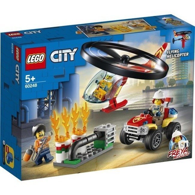OUTLET Lego City Klocki Zestaw Helikopter Strażacki Leci na Ratunek