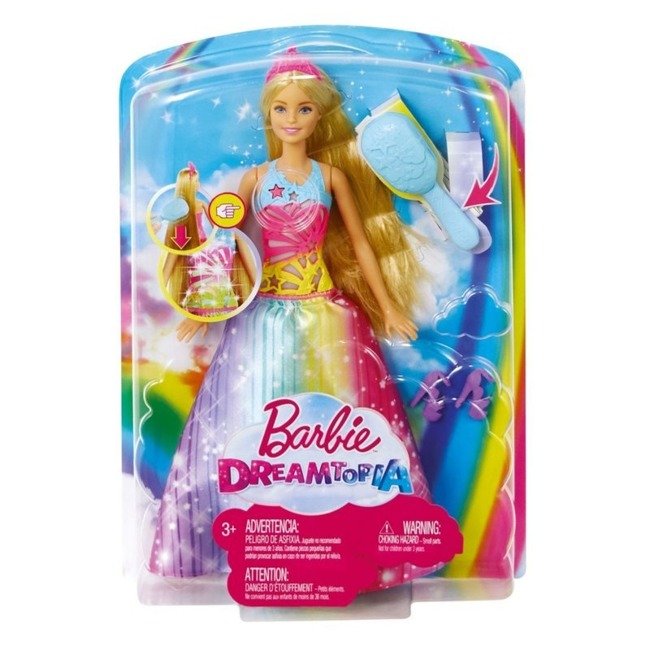 OUTLET Mattel Barbie Dreamtopia Magiczne Włosy Księżniczki