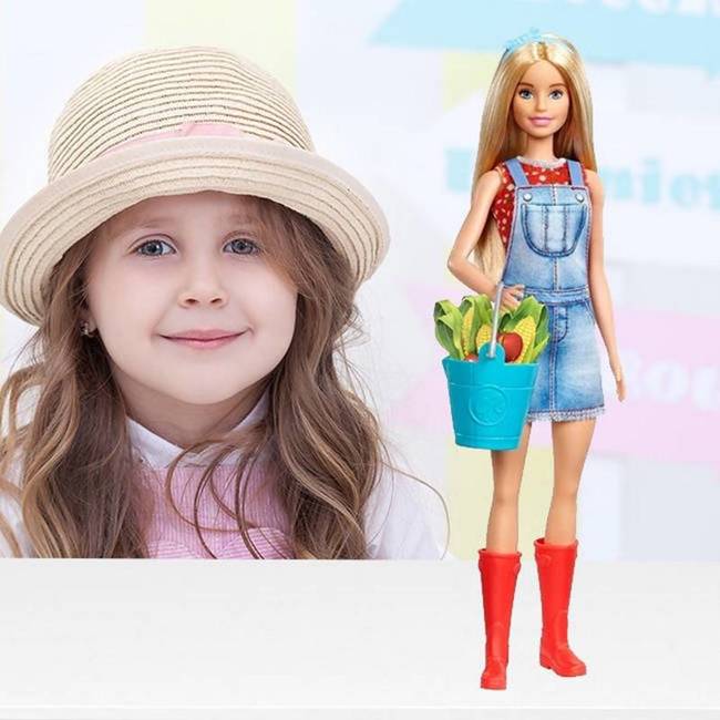 OUTLET Mattel Barbie Farma Farmerka z Wiaderkiem