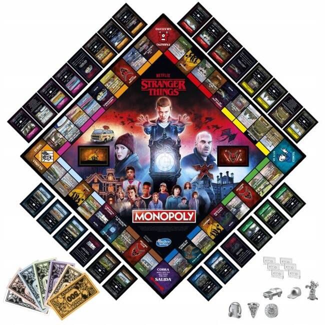 OUTLET Monopoly Stranger Things Wersja Polska Edycja Kolekcjonerska 