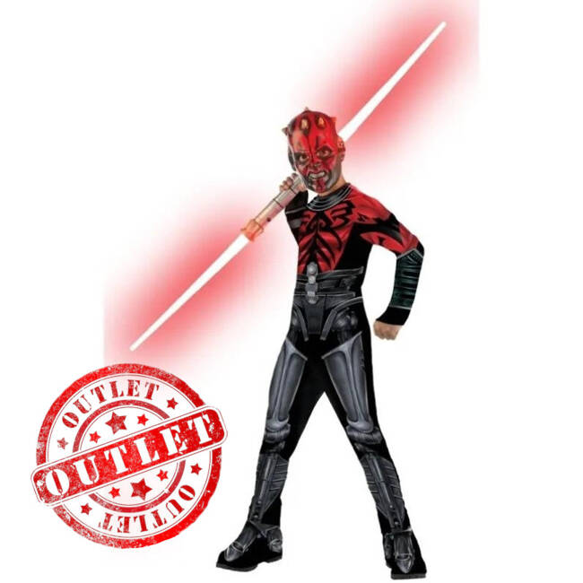 OUTLET Rubies Maska Kostium Darth Maul Star Wars 5-7 lat