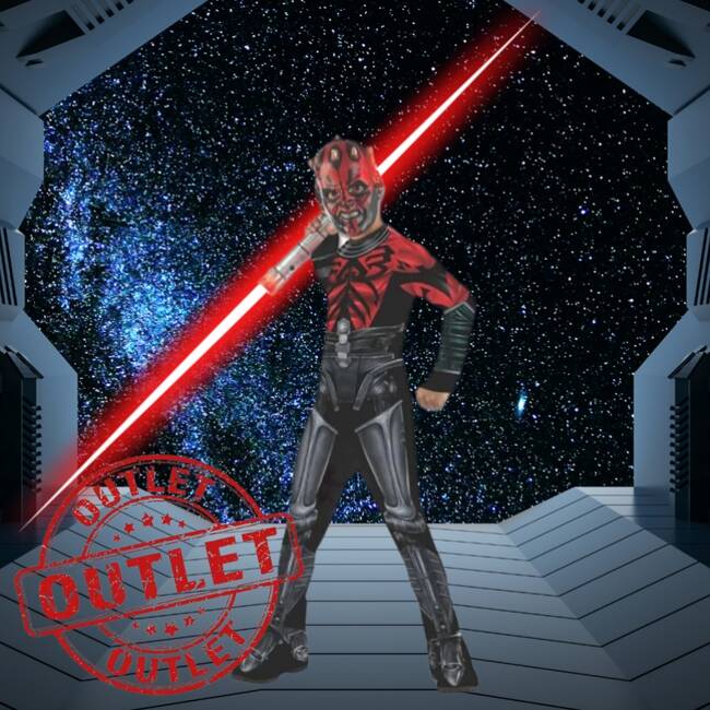 OUTLET Rubies Maska Kostium Darth Maul Star Wars 5-7 lat