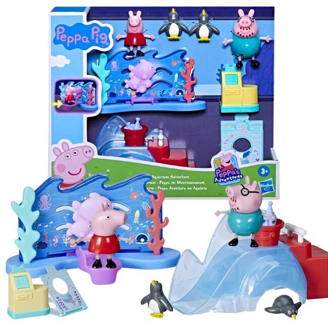 Peppa Zestaw Codzienne Doświadczenia Aquarium F3634 - Zabawa w akwarium