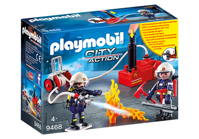 Playmobil City Action Strażnicy z Gaśnicą 