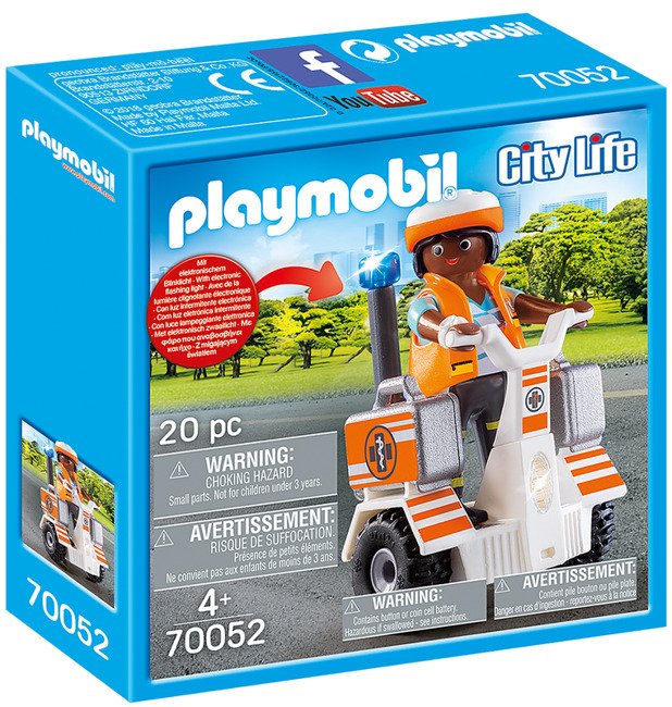 Playmobil City Life Interaktywny Hulajnoga Ratownicza 