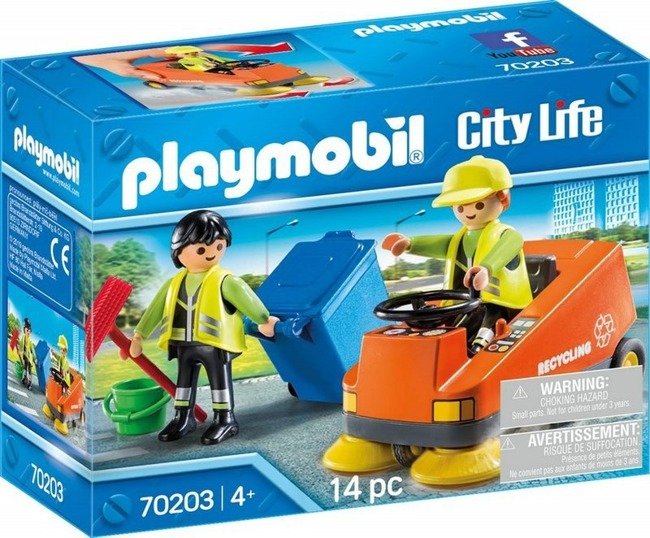 Playmobil City Life Zamiatarka Uliczna