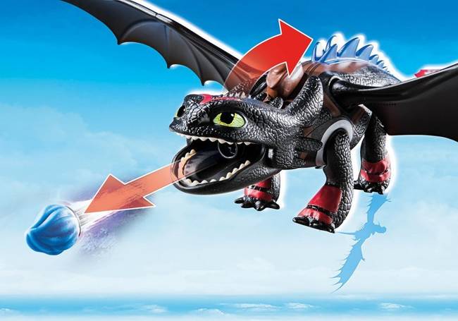 Playmobil Klocki Jak Wytresować Smoka Dragon Racing: Szczerbatek i Czkawka