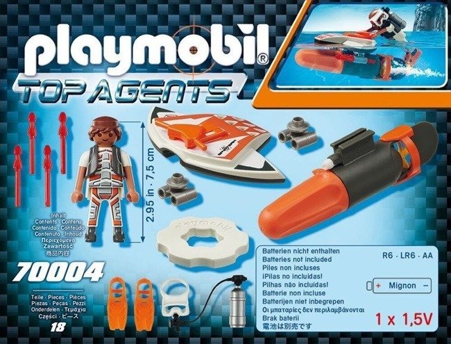 Playmobil Top Agents Spy Team Pojazd Podwodny