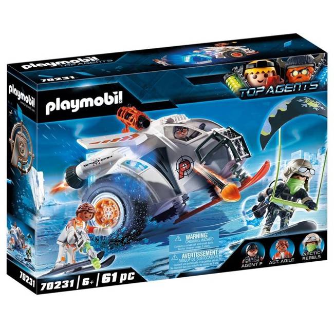 Playmobil Zestaw Top Agents Spy Team Pojazd Śnieżny
