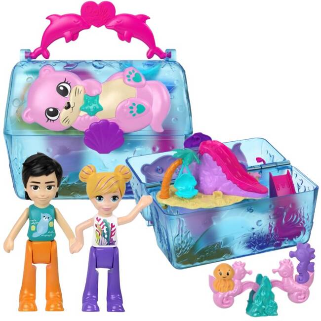 Polly Pocket Kuferek Zestaw Wyspa Skarbów - HKV47