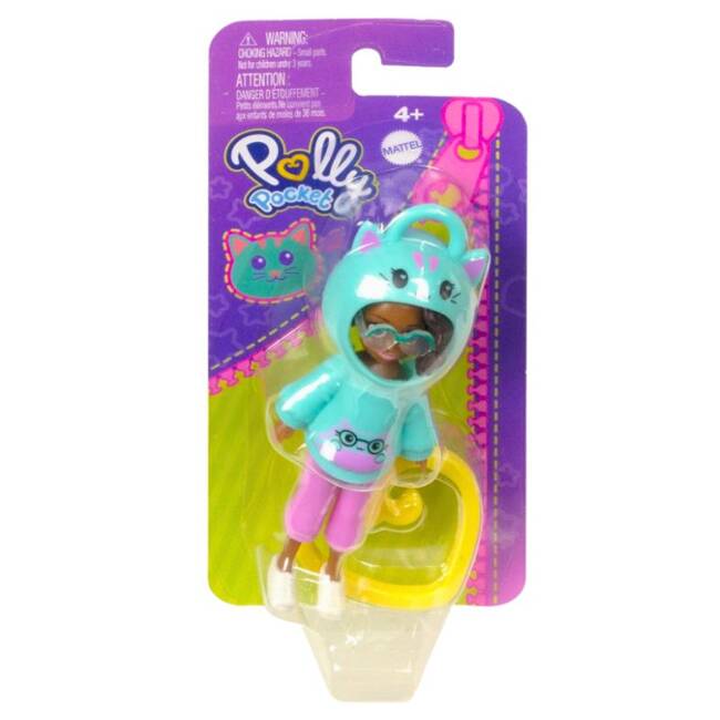 Polly Pocket Mini Figurka Kotek z Zawieszką HKV98 HKV99 