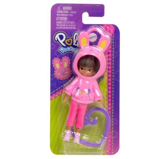 Polly Pocket Mini Figurka Królik z Zawieszką HKV98 HRD63 