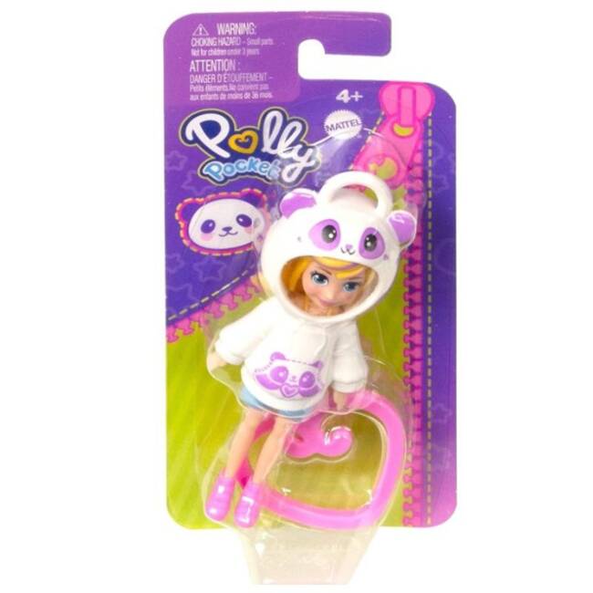 Polly Pocket Mini Figurka Panda z Zawieszką HKV98 HKW00 