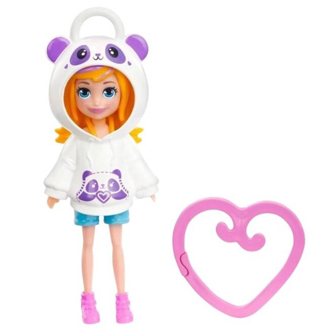 Polly Pocket Mini Figurka Panda z Zawieszką HKV98 HKW00 