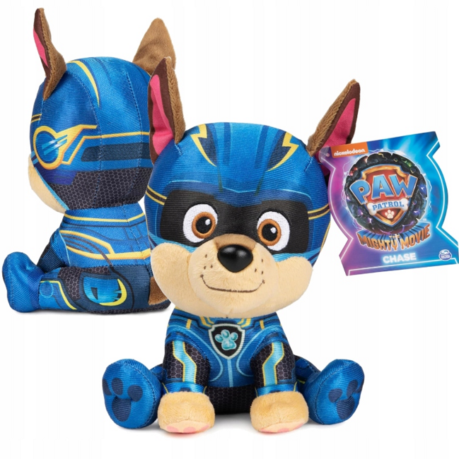 Psi Patrol Maskotka Piesek Chase Plusz 23 cm Przytulanka Paw Patrol