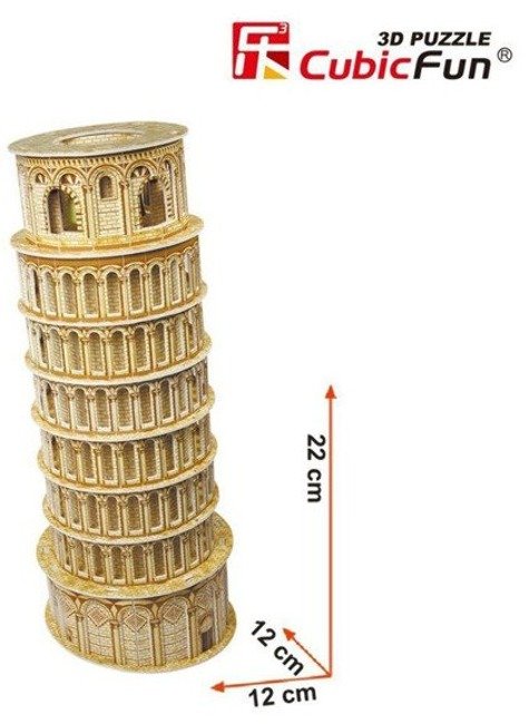 Puzzle 3D Krzywa Wieża W Pizie 30EL XL