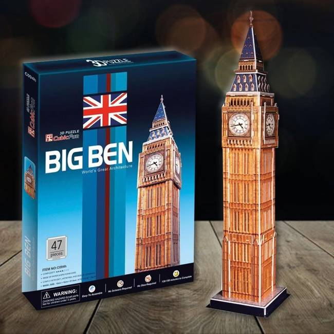 Puzzle 3D Słynne Światowe Budowle Big Ben