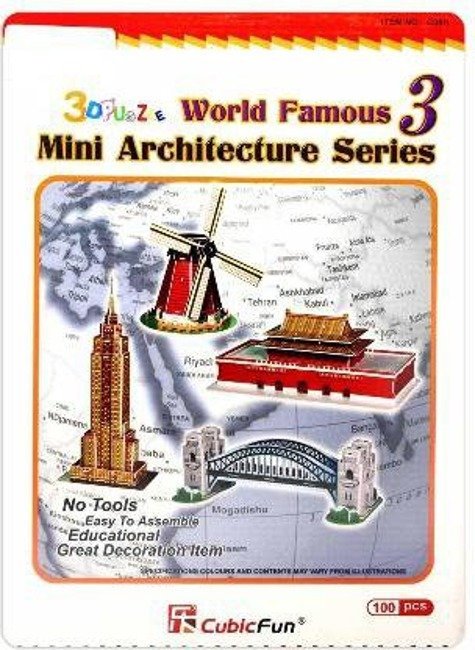 Puzzle 3D Słynne Światowe Budowle Cubicfun