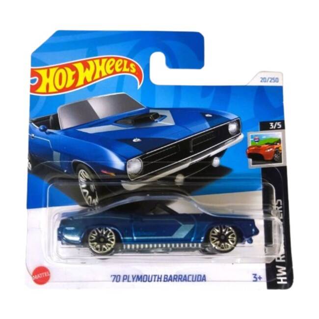 Samochód HotWheels 57850 HTC13 '70 Plymouth Barracuda