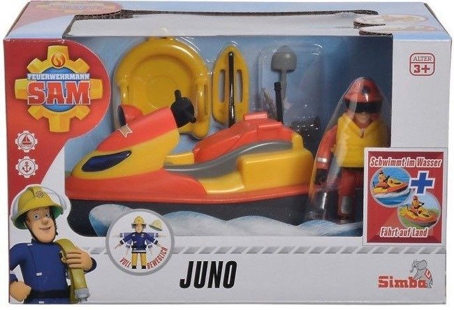 Simba Strażak Sam Motorówka Juno i Figurka Elvis