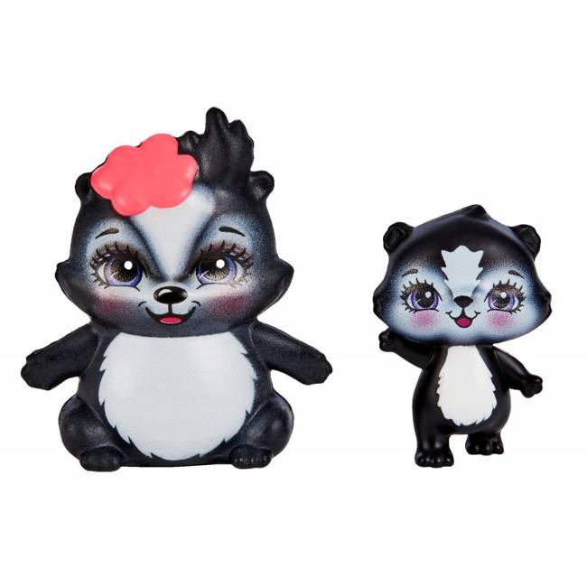 Siostry Skunks Enchantimals Lalki -  Sage i Sabella Skunk + Figurki Caper i Striper