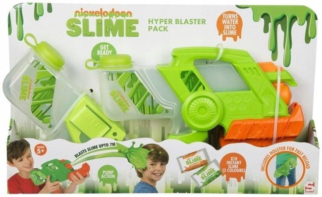 Slime Nickelodeon Hyper Blaster Pistolet + Proszek Błyskawiczny
