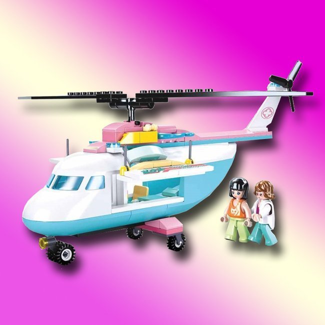 Sluban Klocki Girl's Dream Helikopter 163 el.