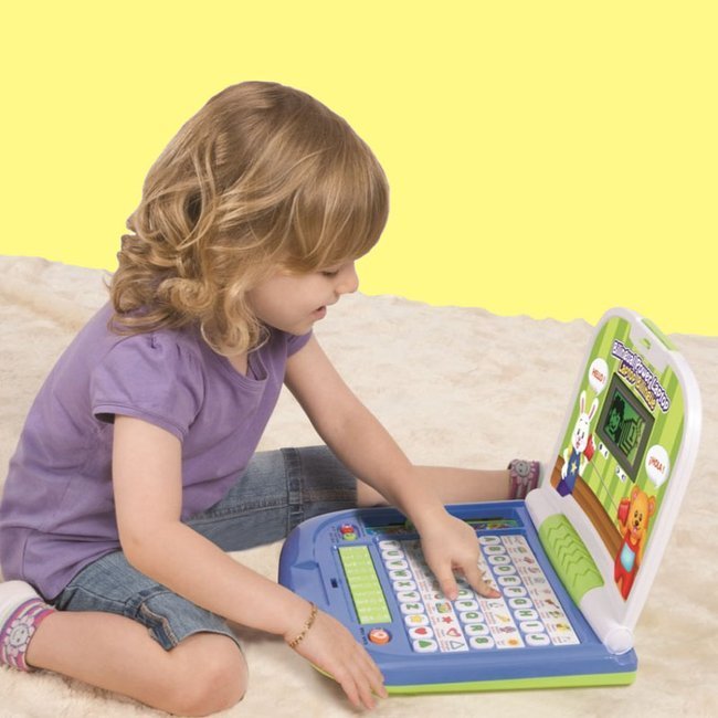 Smily Play Edukacyjny Dwujęzyczny Laptop Mądra Główka Quiz