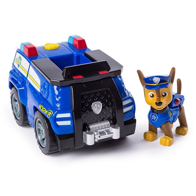 Spin Master Psi Patrol Pojazd Transformujący z Figurką - Chase, Marshall, Skye, Rocky