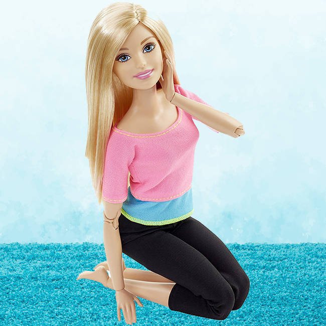 Sportowa Lalka Barbie Fitness Made To Move  Blondynka 