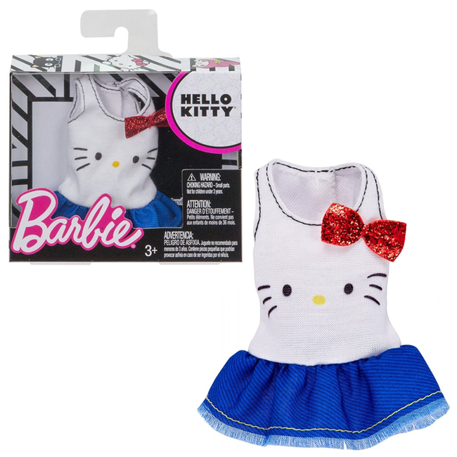 Sukienka dla lalki Barbie Hello Kitty 