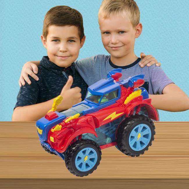 SuperZings Pojazd Monster Roller i 2 Figurki