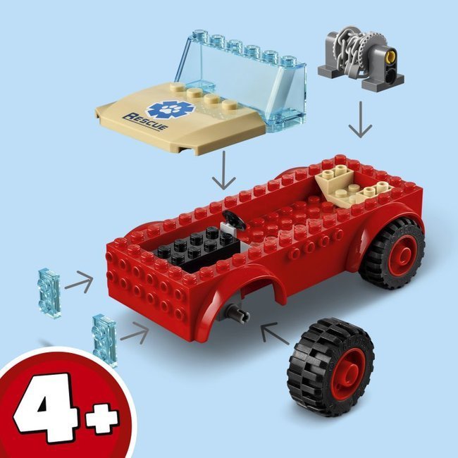Terenówka Ratowników Dzikich Zwierząt Klocki Lego City