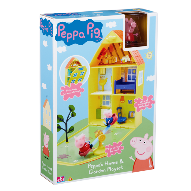 Tm Toys Świnka Peppa Domek z Ogrodem