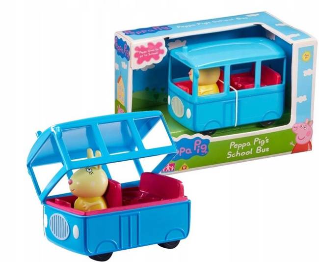 Tm Toys Świnka Peppa Zestaw Autobus Szkolny 