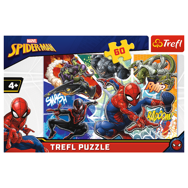 Trefl Marvel Puzzle Waleczny Spider-Man 60 el.