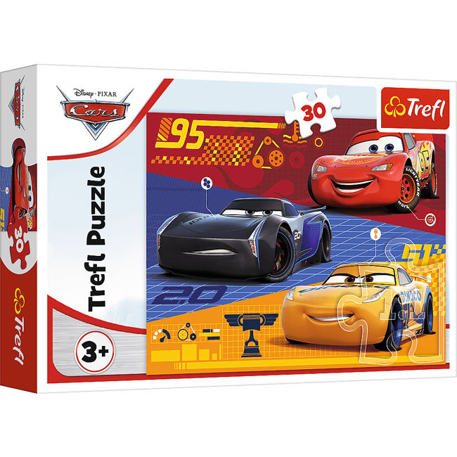 Trefl Puzzle Cars Auta 30 El Auta Przed Wyścigiem