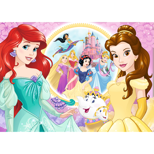 Trefl Puzzle Disney Księżniczki Wspomnienia Belli I Arielki 100el