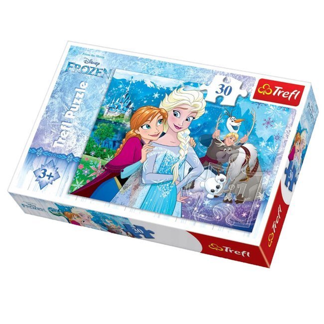 Trefl Puzzle Kraina Lodu Uwolnij Magię Frozen Elsa i Anna 30el