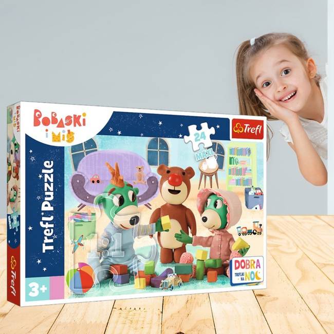 Trefl Puzzle Maxi Zabawy Treflików Przed Snem - Dobranoc 24el 