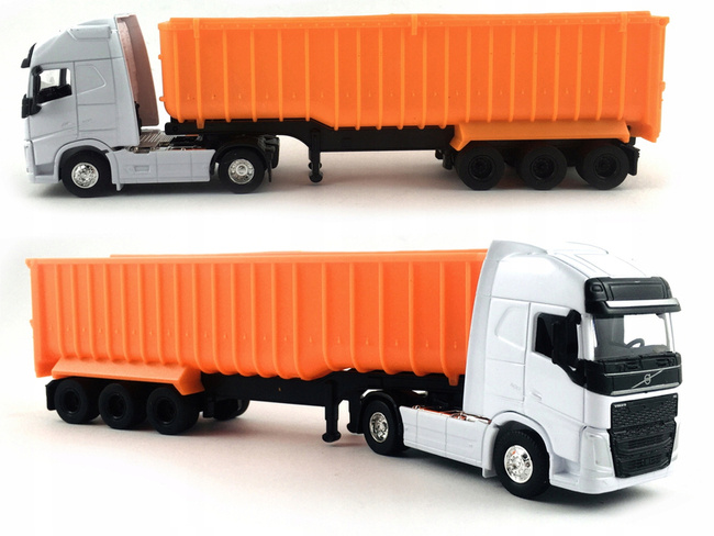 VOLVO FH Wywrotka Pomarańczowa 1:64 Welly 58056