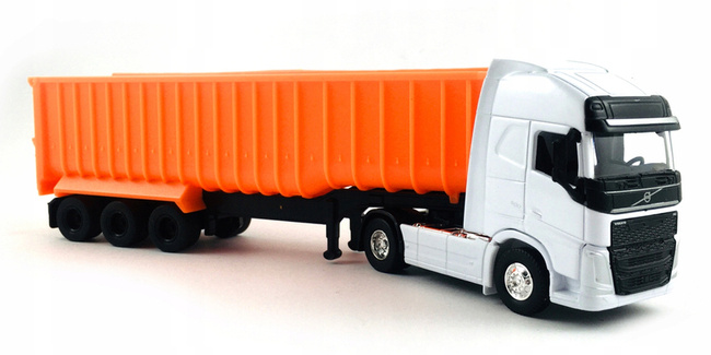 VOLVO FH Wywrotka Pomarańczowa 1:64 Welly 58056